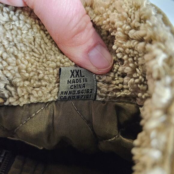 Levi's Men's XXL Canvas Zip-Up Quilt Lined Trucker Jacket Five-Pocket Vintage - Picture 7 of 10